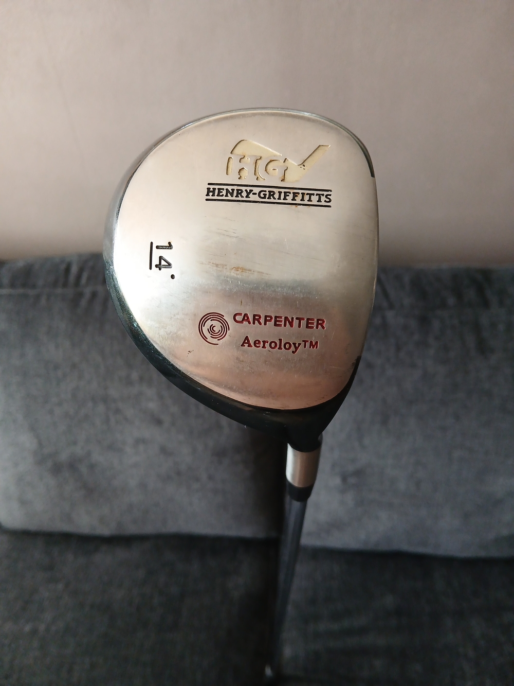 Carpenter Aeroloy 14° Golf Wood - Silver and Black